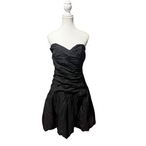 Vintage Positively Ellyn Strapless‎ Bubble Hem Dress USA Made
